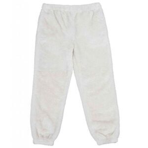 Brand Lab Unisex Adult Fluffy Fleece Sweatpants / Natural